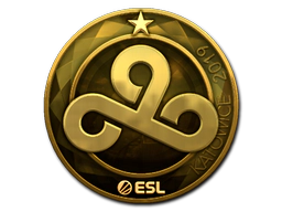 Sticker | Cloud9 (Gold) | Katowice 2019 image