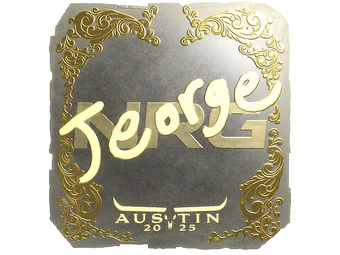 Sticker | jeorge (Gold) | Austin 2025 image