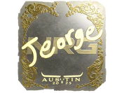 Sticker | jeorge (Gold) | Austin 2025 image