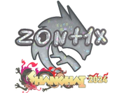Sticker | zont1x (Glitter) | Shanghai 2024 image