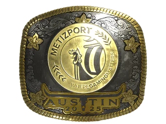 Sticker | Metizport (Gold) | Austin 2025 image