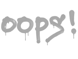 Sealed Graffiti | Oops (Shark White)