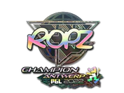 Sticker | ropz (Holo, Champion) | Antwerp 2022 image