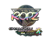 Sticker | ropz (Holo, Champion) | Antwerp 2022 image