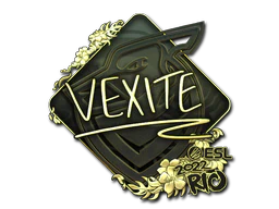 Sticker | vexite (Gold) | Rio 2022 image