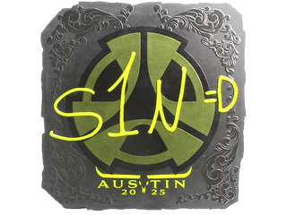 Sticker | s1n (Foil) | Austin 2025