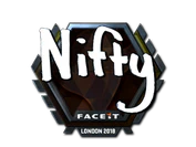 Sticker | Nifty (Foil) | London 2018 image