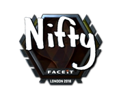 Sticker | Nifty (Foil) | London 2018 image