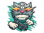 Sticker | Zap Cat image