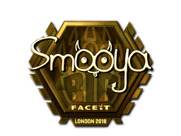 Sticker | smooya (Gold) | London 2018 image
