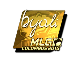 Sticker | byali (Gold) | MLG Columbus 2016 image