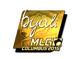 Sticker | byali (Gold) | MLG Columbus 2016 image