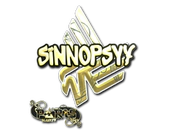 Sticker | sinnopsyy (Gold) | Paris 2023 image