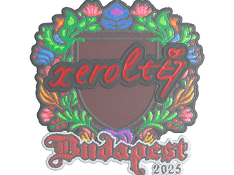 Sticker | xerolte (Embroidered) | Budapest 2025 image