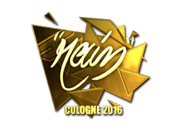 Sticker | rain (Gold) | Cologne 2016 image