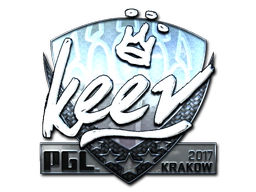 Sticker | keev (Foil) | Krakow 2017 image
