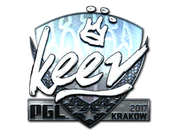 Sticker | keev (Foil) | Krakow 2017 image