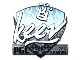 Sticker | keev (Foil) | Krakow 2017 image