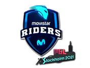 Sticker | Movistar Riders (Foil) | Stockholm 2021 image
