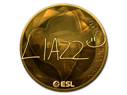 Sticker | Liazz (Gold) | Katowice 2019 image