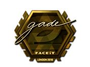 Sticker | gade (Gold) | London 2018 image