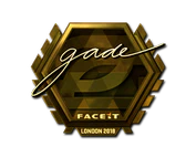 Sticker | gade (Gold) | London 2018 image