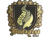 Sticker | Passion UA (Gold) | Budapest 2025 image