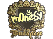 Sticker | m0NESY (Gold) | Budapest 2025 image