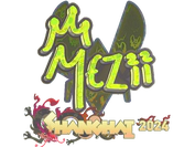 Sticker | mezii (Holo) | Shanghai 2024 image
