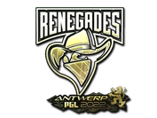 Sticker | Renegades (Gold) | Antwerp 2022 image