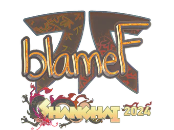 Sticker | blameF (Holo) | Shanghai 2024 image