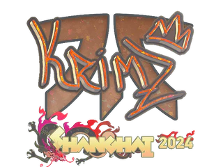 Sticker | KRIMZ (Glitter) | Shanghai 2024