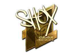 Sticker | shox (Gold) | Boston 2018 image