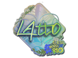 Sticker | latto (Holo) | Rio 2022 image