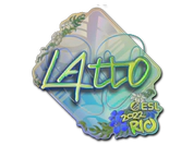 Sticker | latto (Holo) | Rio 2022 image
