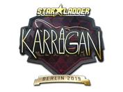 Sticker | karrigan (Gold) | Berlin 2019 image