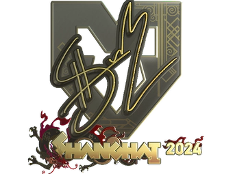 Sticker | siuhy (Gold) | Shanghai 2024 image