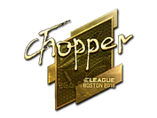 Sticker | chopper (Gold) | Boston 2018 image