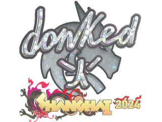 Sticker | donk (Glitter) | Shanghai 2024
