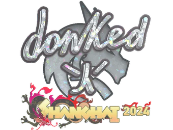 Sticker | donk (Glitter) | Shanghai 2024 image