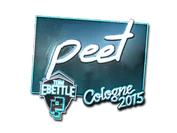 Sticker | peet (Foil) | Cologne 2015 image