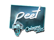 Sticker | peet (Foil) | Cologne 2015 image