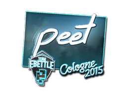 Sticker | peet (Foil) | Cologne 2015 image