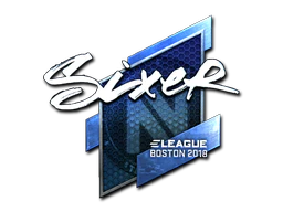 Sticker | SIXER (Foil) | Boston 2018 image