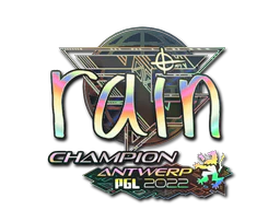 Sticker | rain (Holo, Champion) | Antwerp 2022 image