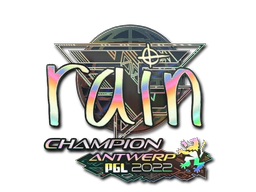 Sticker | rain (Holo, Champion) | Antwerp 2022 image