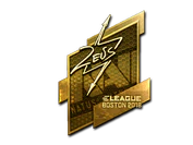 Sticker | Zeus (Gold) | Boston 2018 image