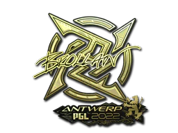 Sticker | Brollan (Gold) | Antwerp 2022 image