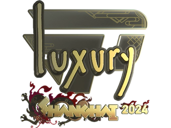 Sticker | lux (Gold) | Shanghai 2024 image