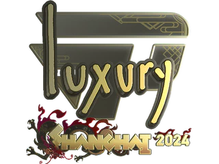 Sticker | lux (Gold) | Shanghai 2024